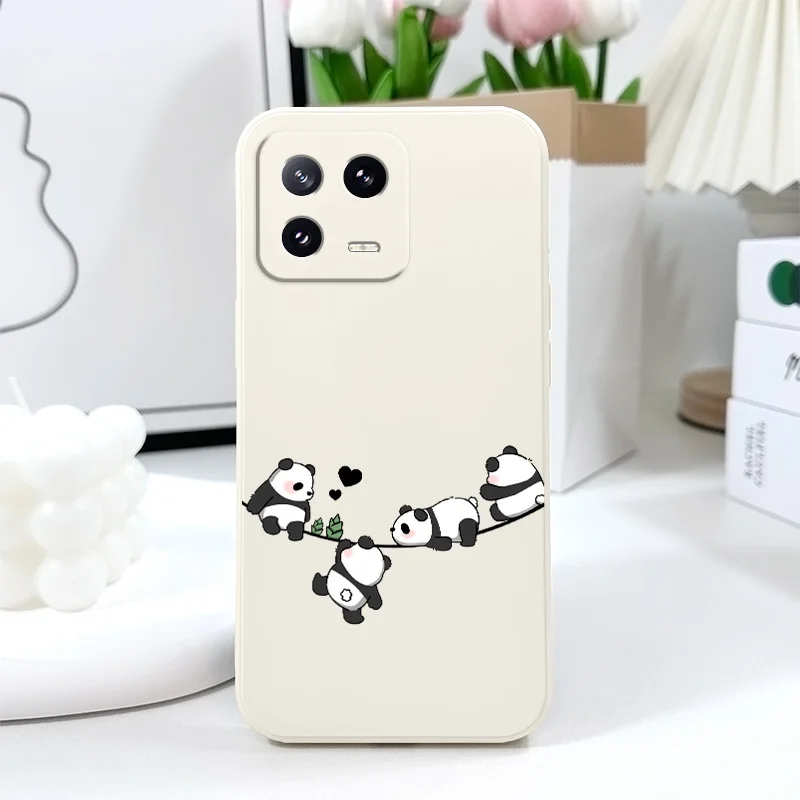 Baby Panda Liquid Silicone Phone Case Cover
