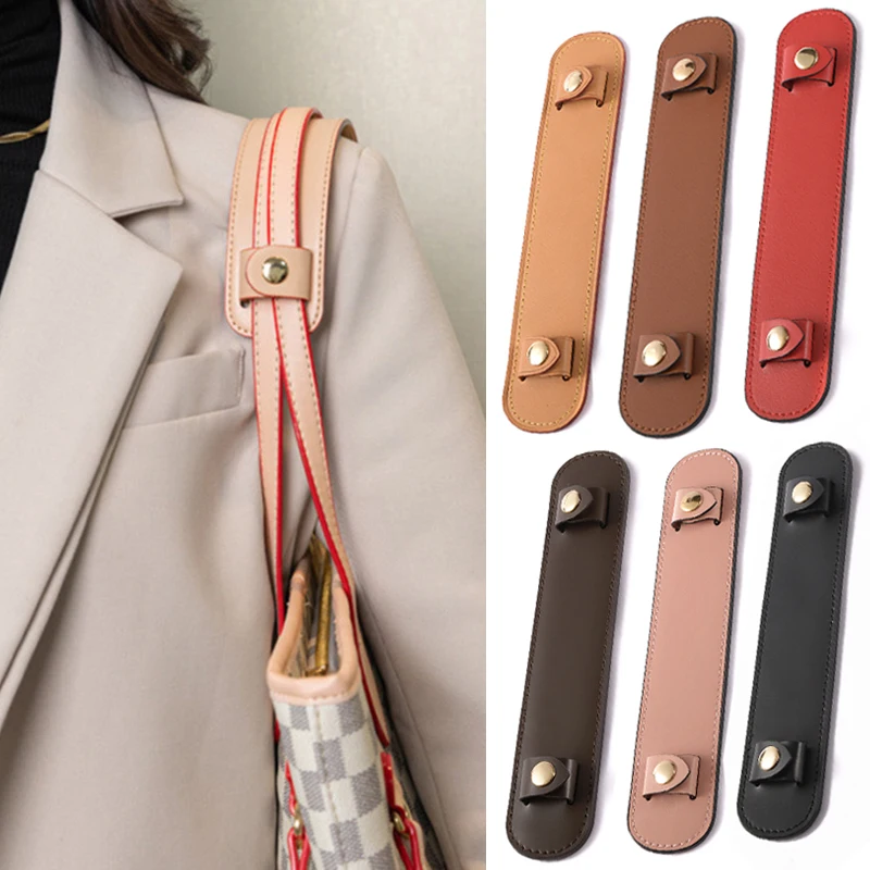 

New Bag Strap Decompression Shoulder Pads Handle Fixing Clip Wide PU Leather Handbag Bag Strap Shoulder Rest Bag Accessories