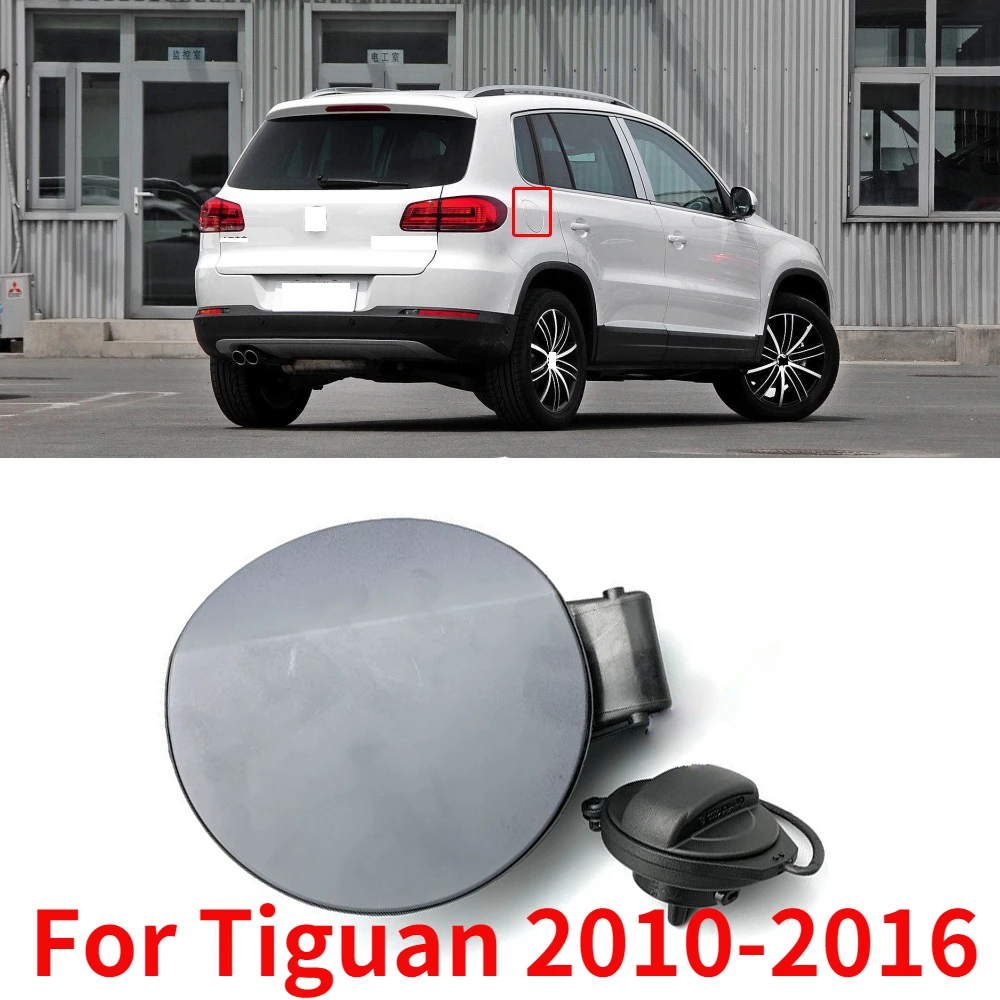 CAPQX For 10 16 Tiguan Exterior Gas Fuel Oil Tank Cover Cap Petrol