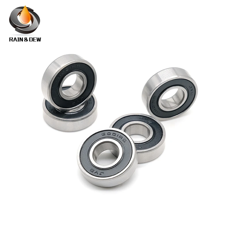 고무 씰링 깊은 그루브 베어링, 2PCs 베어링 ABEC-1 16001, 16001RS, 12*28*7mm