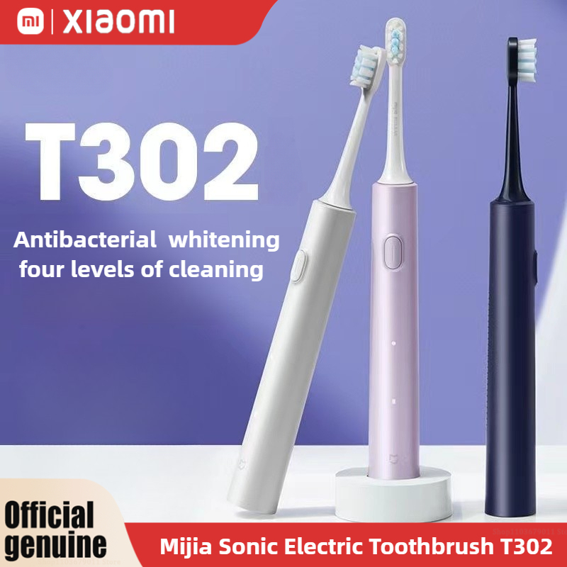 XIAOMI MIJIA T302 Sonic Electric Toothbrush - 31,000 RPM, 150 Days Battery,Copper-Free DuPont Brush Head,IPX8 Waterproof,4 Modes