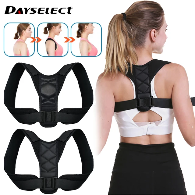 Adjustable Upper Back Posture Corrector Invisible Corset Clavicle Support Neck  Shoulder Pain Relief Hunchback Correction Unisex - AliExpress