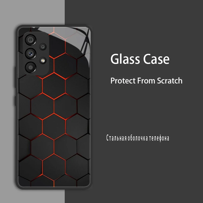 Advanced Protective Tempered Glass Phone Case with Hard Coque Bumper