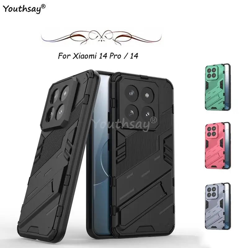

For Cover Xiaomi 14 Pro Case Shockproof Luxury Hard Silicone Case Xiaomi 14 Pro Cover For Xiaomi 14 Pro Cover