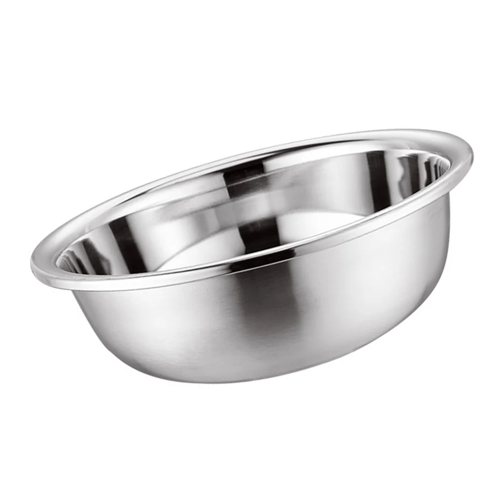 

Soup Bowl Laundry Tub Baby Food Containers with Lids Vegetable Stainless Steel Dish Washing for Home