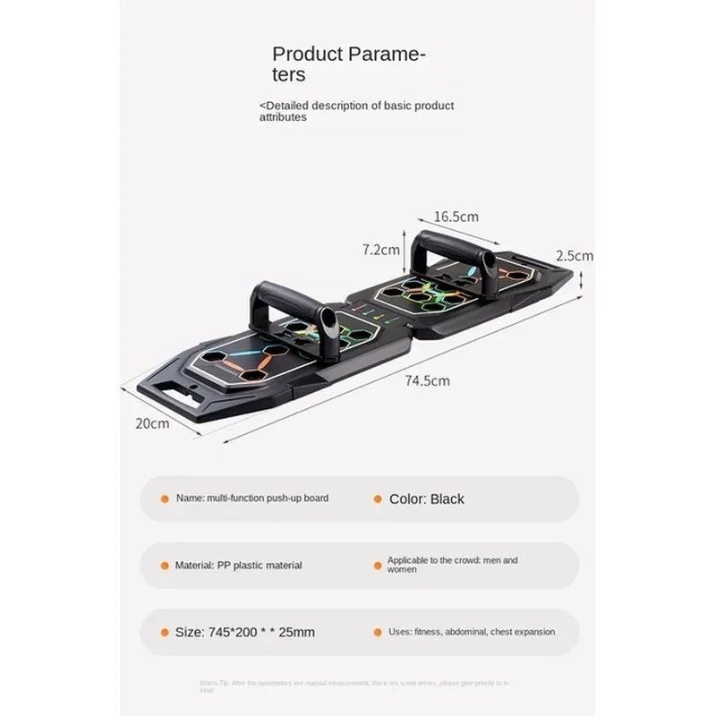 Trainer Exercises Multifunctional push-up Board Pectoral Muscles Arm Fitness Equipment
