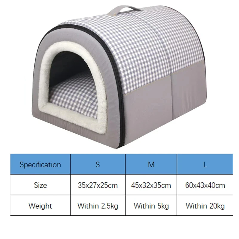 Enclosed Warm Dog Bed 6