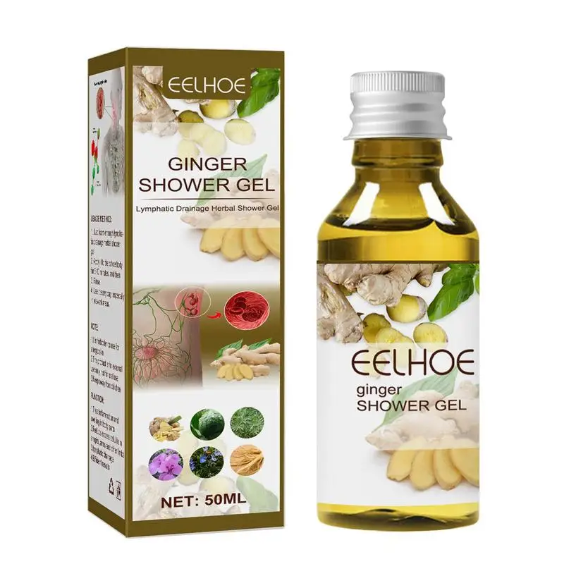 

Lymphatic Drainage Herbal Shower Gel Weight Loss Ginger Shower Gel Ginger Lymphatic Drainage Organic Moisturizing Body Wash