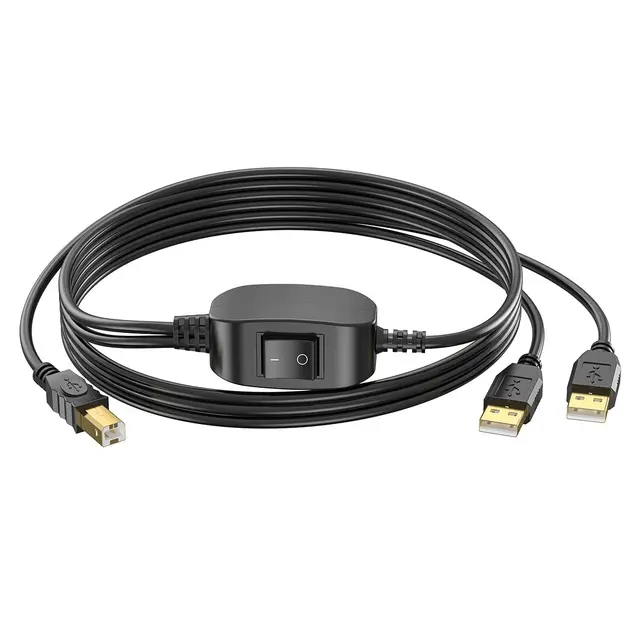 Cavo Usb Midi Cavo USB B A USB C Per Stampante Da 1 M, Cavo Dati Da USB Tipo C A USB B 2.0 Per Stampante HP/Epson/Canon, Scanner, USB C Per MacBook - Foto 9
