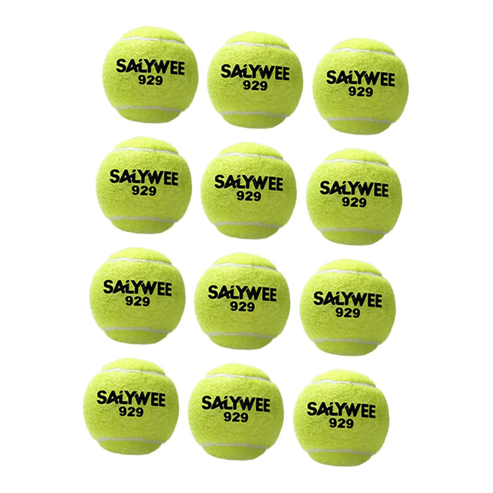 12x Tennis Balls Training Balls Professional Multifunction Beach Tennis Dog for Yard Beginners Enthusiasts