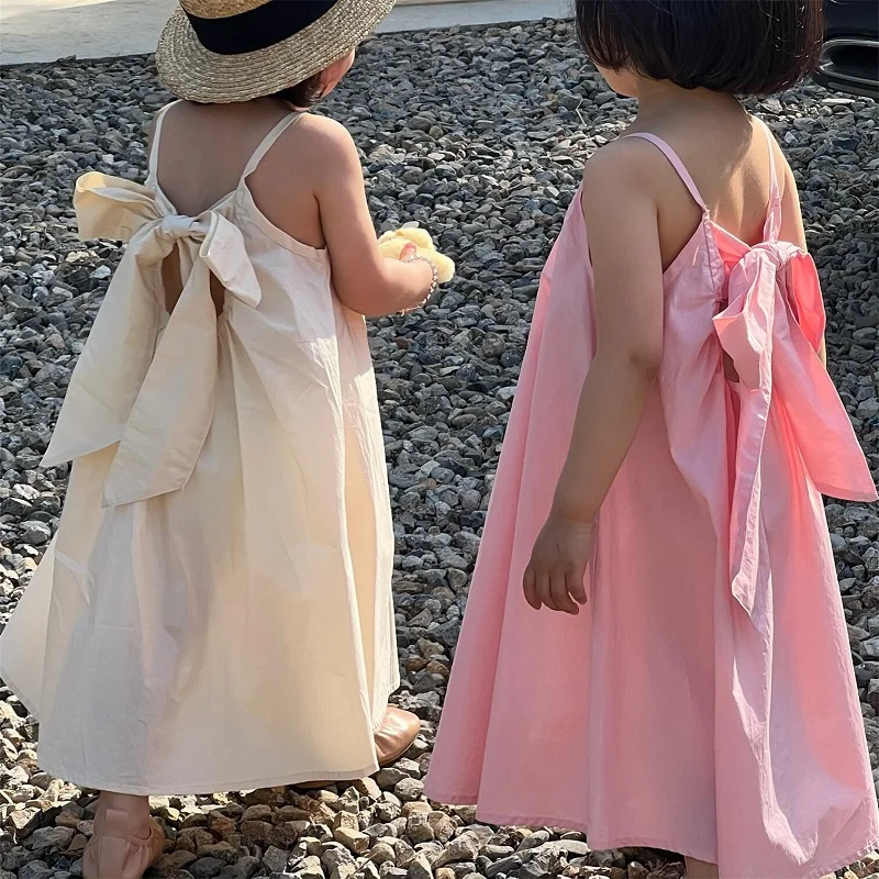 Baby Girl Princess Cotton Strap Dress 2