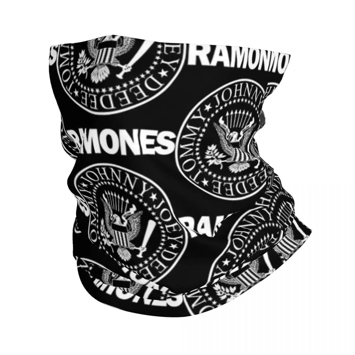 The Ramone Merch Bandana Neck Gaiter Printed Wrap Scarf Multifunction Headband Running For Men Women Adult Breathable cycling bandana,neck wrap,neck gaiter,bandana neck cover,multifunctional bandana