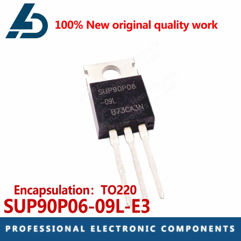 SUP90P06-09L-E3 field effect MOS tube P channel 60V/90A in line TO220 10PCS