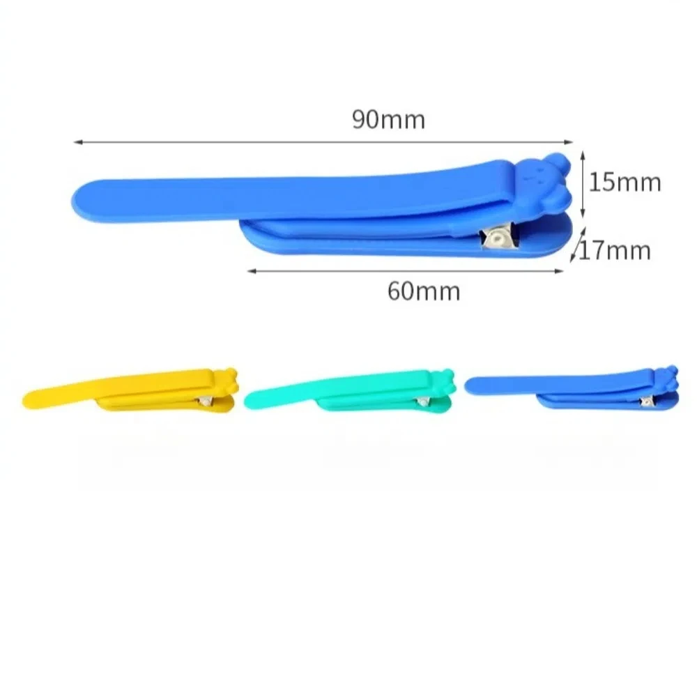 Animal Bookmark Bookmarks Stationery Supplies Silicone Bookmark 1/3 Pcs Cute Bear Bookmark Clip Automatically Follows Silicone Book Markers Stationery Supplies Notebook Page Divider