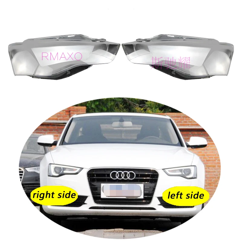 

Use For Audi A5 2012-2016 Transparent Headlamp Cover Lamp Shade Front Headlight Shell Lampshade Lens shell