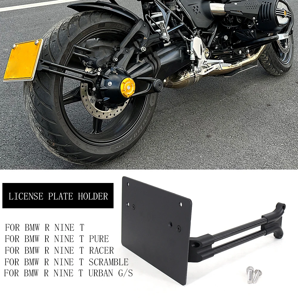 

New Motorcycle License Plate Holder Registration Bracket For BMW R9T RNINET Urban G S R NINET NINE T Scramble Racer Rninet Pure