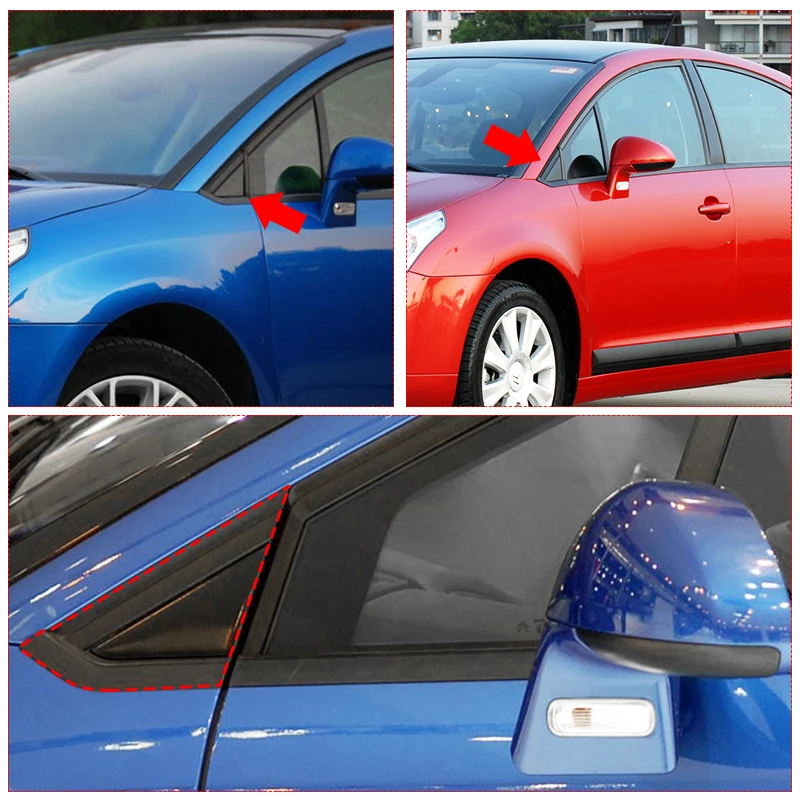 Front Mirror Cover Quarter Window Triangle Plate For Citroen C4 1.6D 2004-2010 9647011377 9647011277 door mirror cover door mirror cover replacement