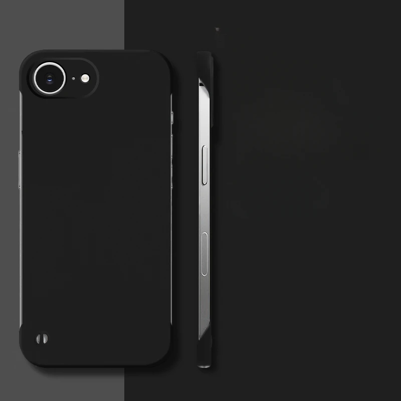 Ultra-Thin Frameless Matte Phone Case - Hard PC Protective Back Cover Shell