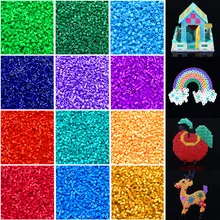 200Pcs 5mm High Grade HAMA Perler Beads for GREAT Kids Great Fun DIY Intelligence Educational Toys Craft Puzzles (Hole Size:3mm)