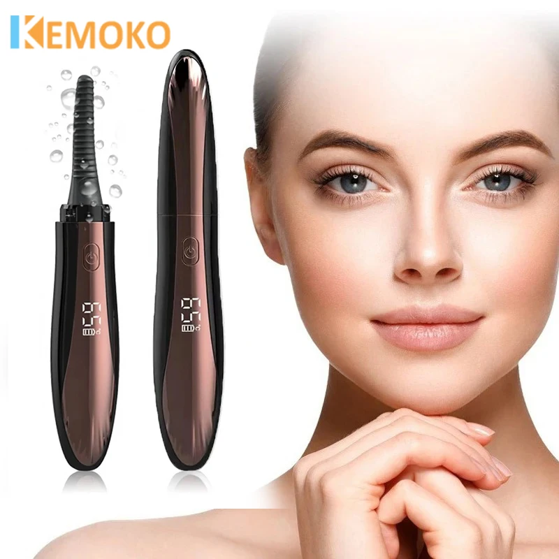 

4 Gears Electric Heated Eyelash Curler Electric Heating Eyelash Beauty Makeup Anti-scald Eyelashes Long Lasting Curling Lashes