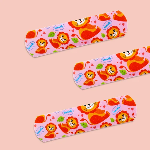 카툰 방수 밴드 보조 카와이 반창고 의료용 접착 붕대 스트립, 응급 처치 상처 반창고, 어린이용 피부 패치 6