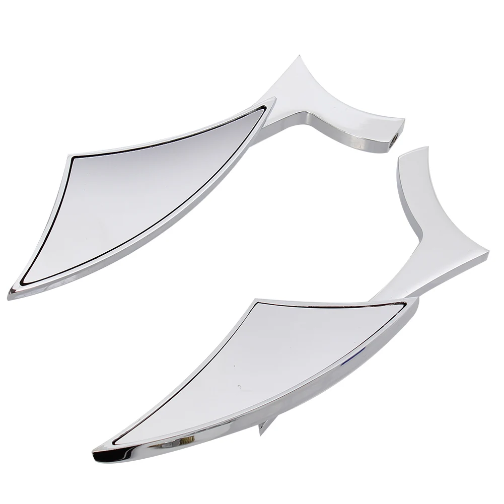 8/10mm Motorcycle Rearview Mirror Side Mirror with Adapter and Swivel Adjustable Fit for Harley Honda Kawasaki Suzuki Yamaha 4 8/10mm Motorcycle Rearview Mirror Side Mirror with Adapter and Swivel Adjustable Fit for Harley Honda Kawasaki Suzuki Yamaha 4