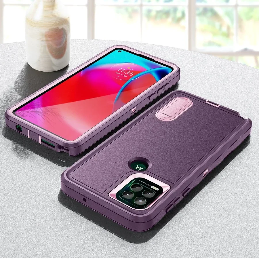 3-in-1 Hybrid Shockproof Anti-Scratch Protective Case with Stand