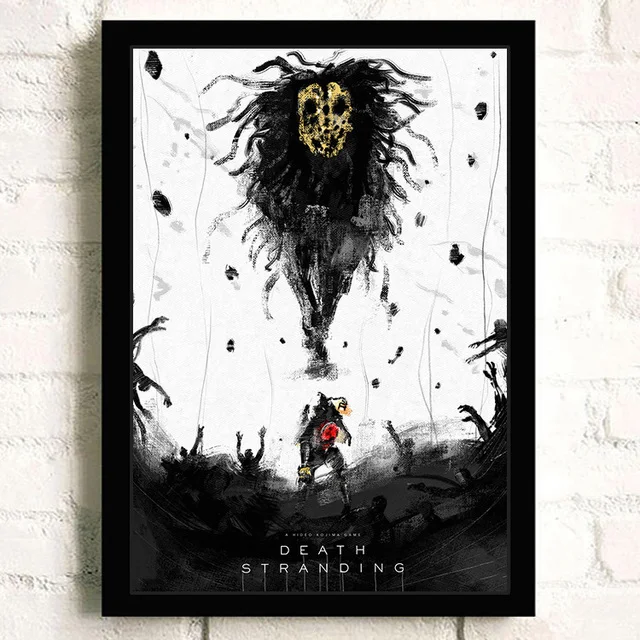 thumbnail image 1 of Death Stranding Game Poster Comics Quality Wall Art Painting Print on Canvas Bar Cafe Room Poster Pictures Cuadros Home Decor, 1 of 5