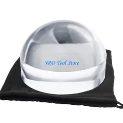 Compact 50mm Diameter 8X Magnification Clear Acrylic Lens for Enhanced Viewing & Portability