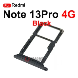 SIM Card Slot Tray Replacement for Xiaomi Redmi Note 13 Pro+ (Note 13Pro 4G--Black)