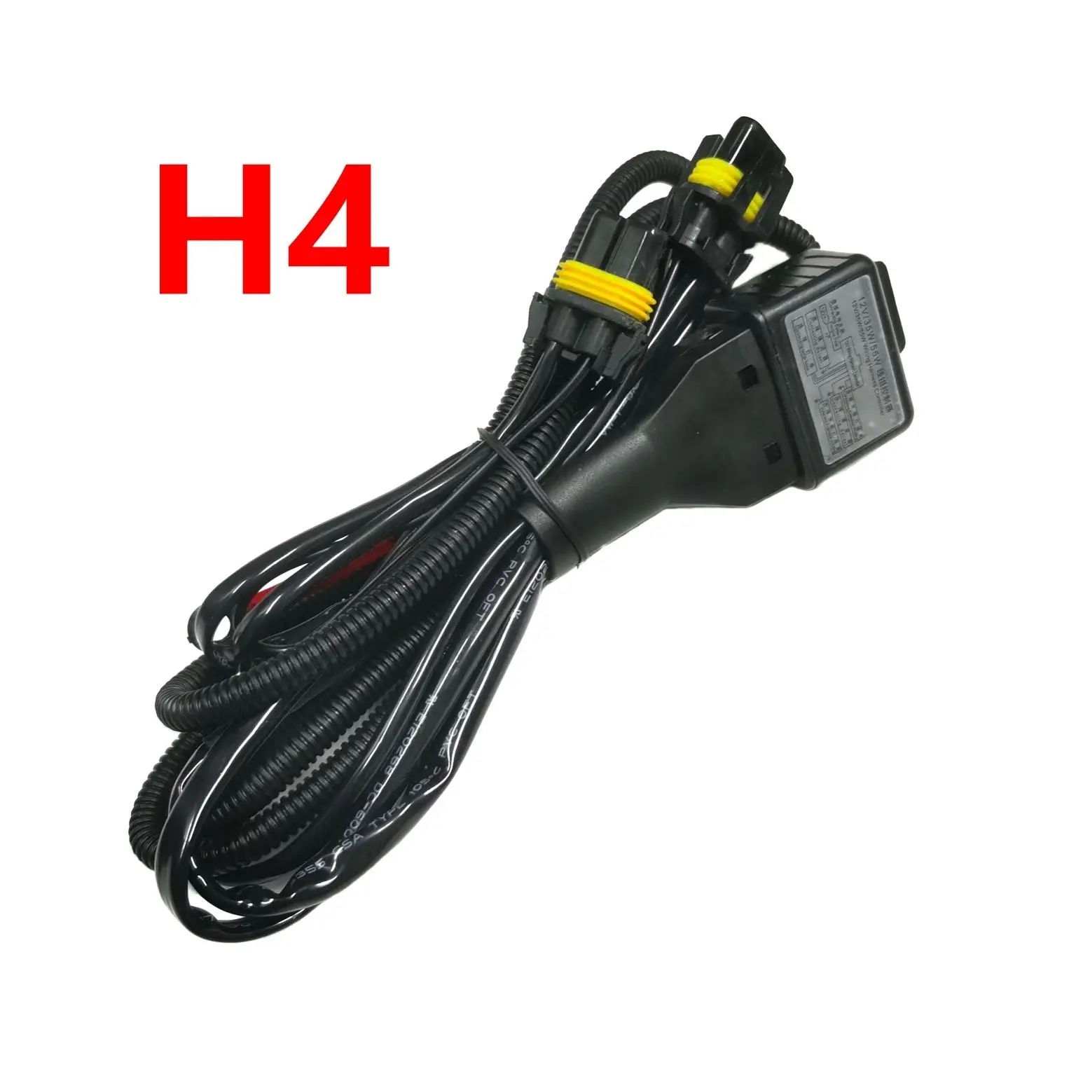 H4 H4-2 H4 HB2 High Low Cable High Low beam Harness For HB5 9007 HB2 Bulbs 12V24V Cars Headlamps