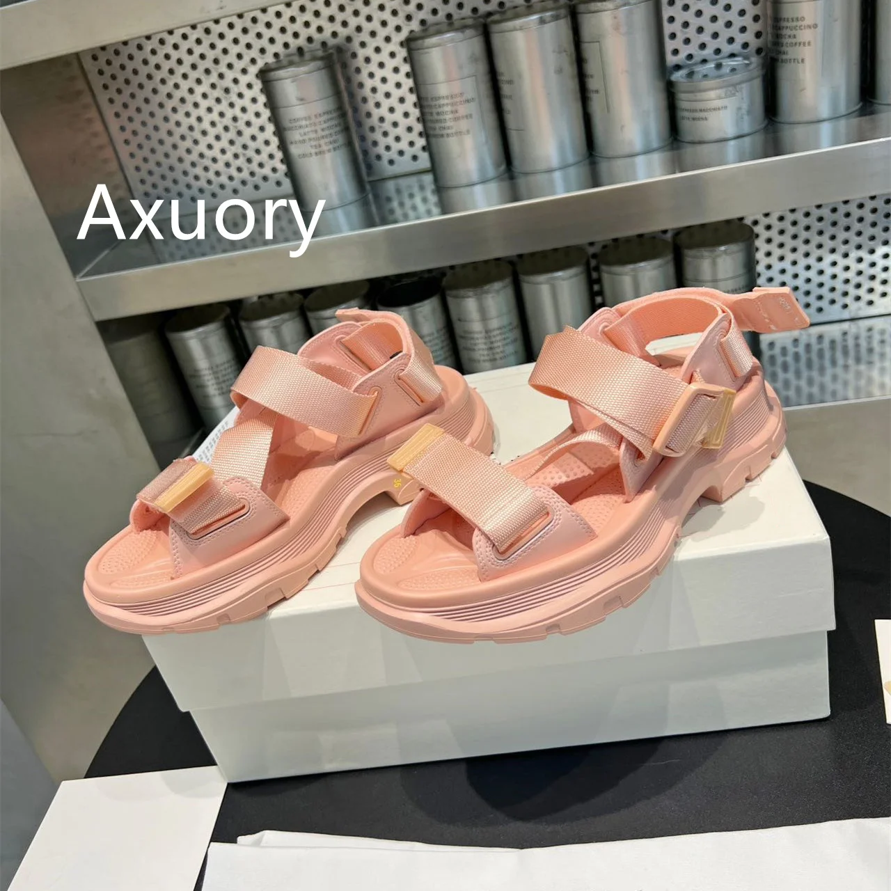 2023 New Sandal Thick soled nylon beach sandals Fashion Colorful Color Thick Bottom Anti Slip ventilate