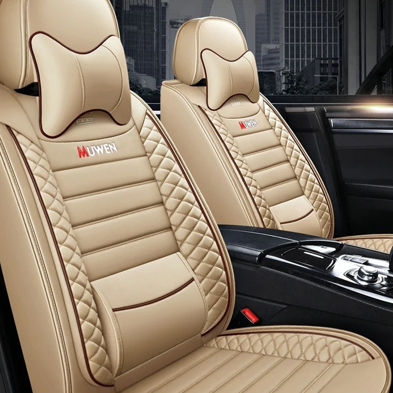 Car Leather Seat Cover 5 Piece Set For Suzuki Ignis Wagon R Sx4 2008