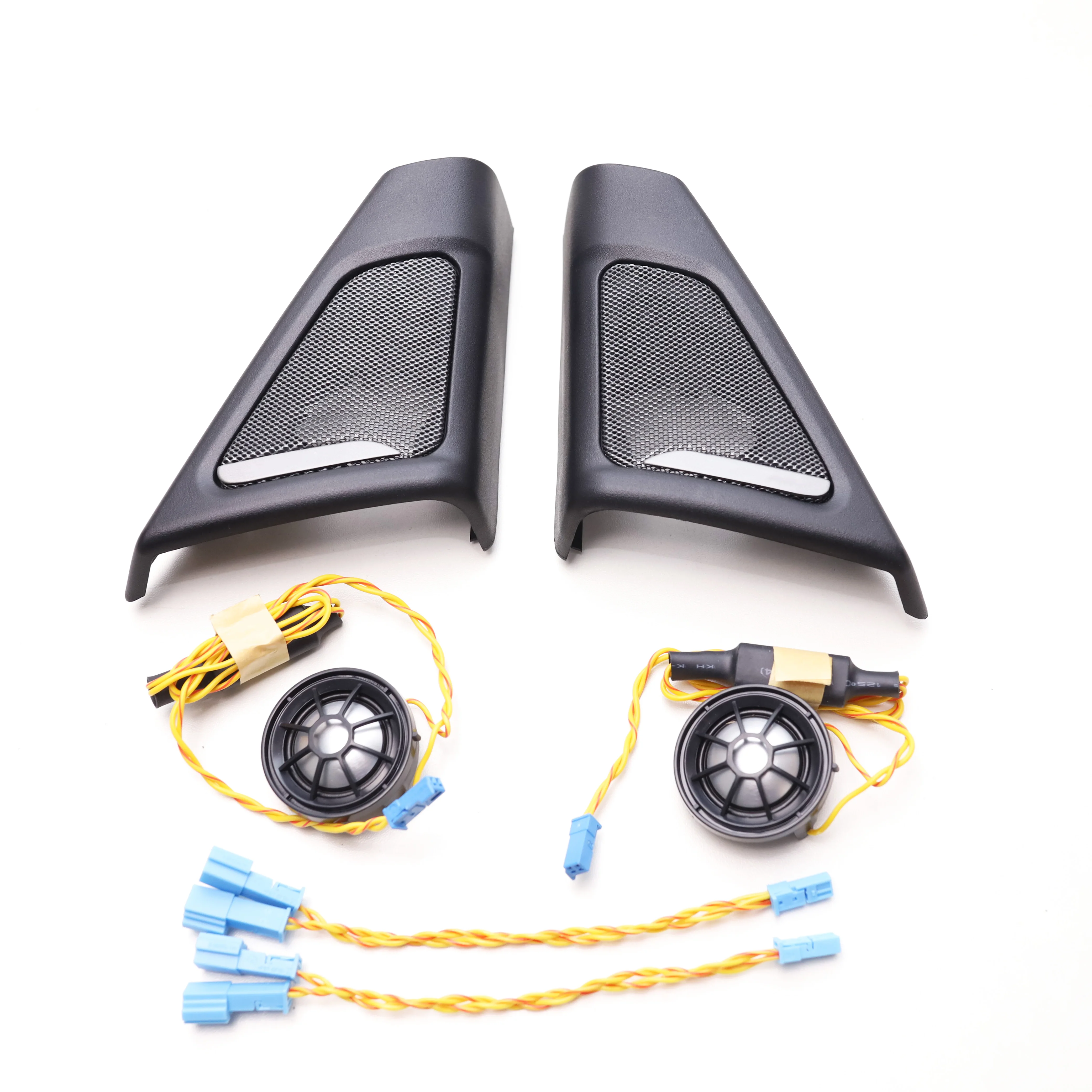 Black Steel Door Audo Speaker Panel Cover Trm For BMW 5 Seres F10