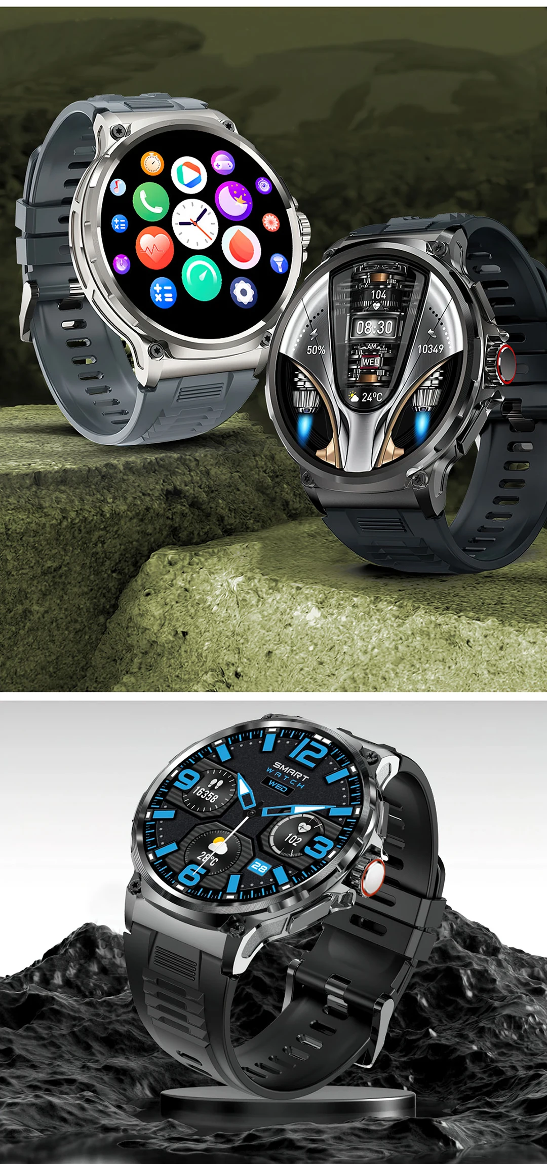 COLMI V69 Smartwatch Bluetooth Calls & Fitness Tracker