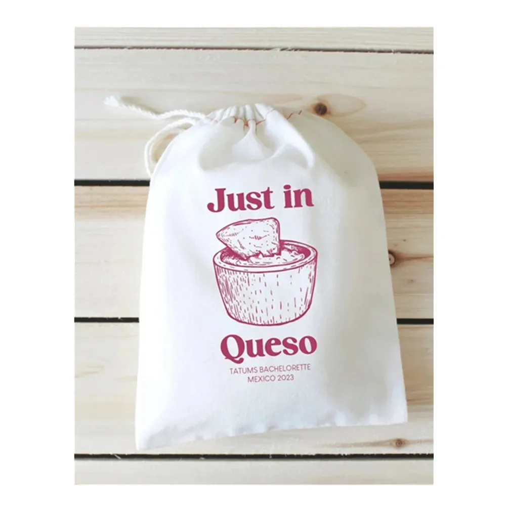 20 Pezzi Just In Queso - Mexico Kit Per Postumi Di Una Sbornia-Fiesta Addio Al Nubilato-Bomboniere Personalizzate-Kit Per Postumi Di Una Sbornia Appen