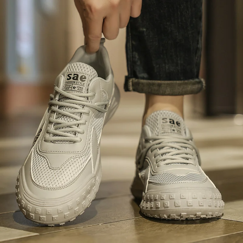 Scarpe da tennis alla moda per uomo all'aperto Scarpe da ginnastica per sport all'aria aperta da uomo Scarpe da ginnastica fitness stringate_voghion.com