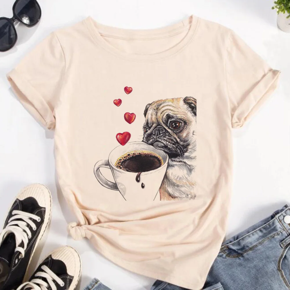 

Pug top women harajuku streetwear top female anime clothes