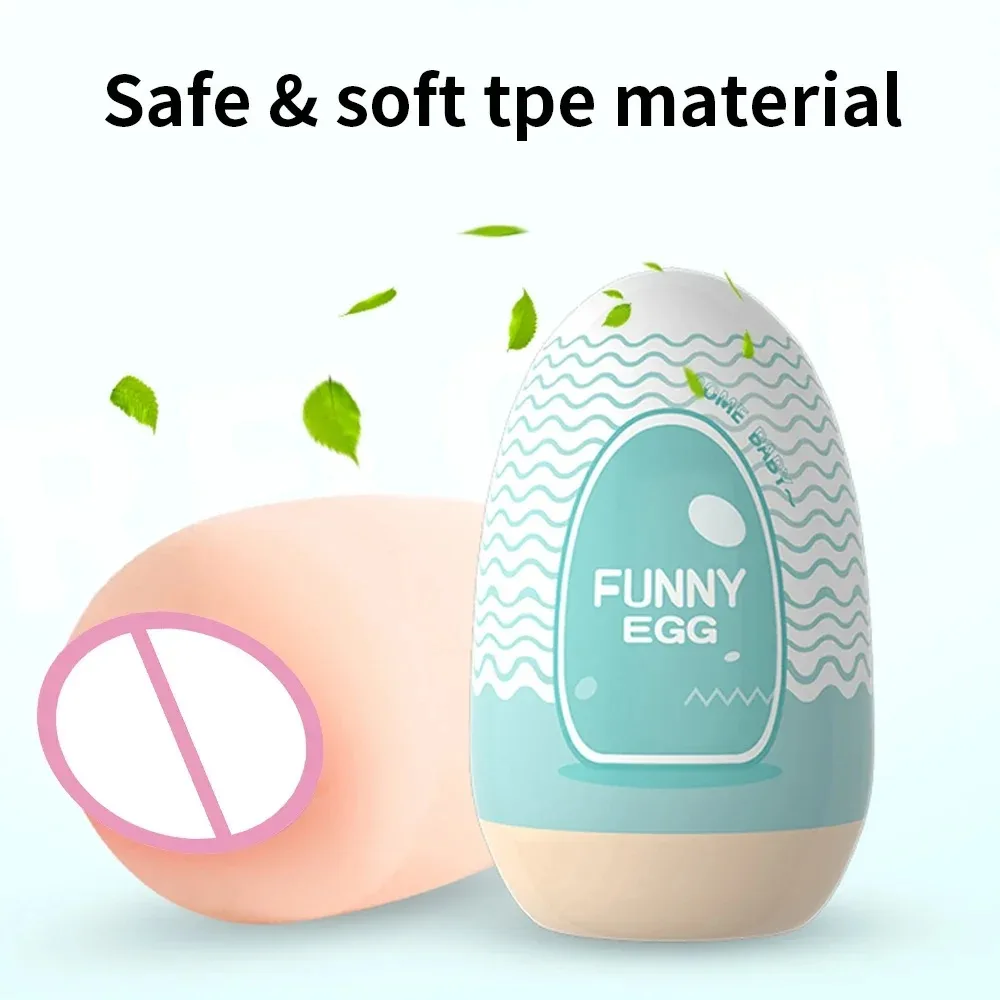 Mini-Masturbations-Eierbecher, tragbar, realistische Vagina, weicher Masturbationsbecher für Anfänger, Penis-Massagegerät, Stimulator, Sexspielzeug für Männer_voghion.com