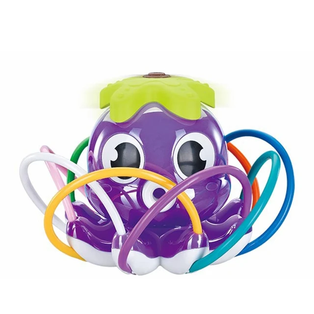 Octopus Water Spray Sprinkler Toy for Lawn Wedding Backyard Playset w/ Rotary 8 Hose Interactive Splashing Activity Toys P31B 2