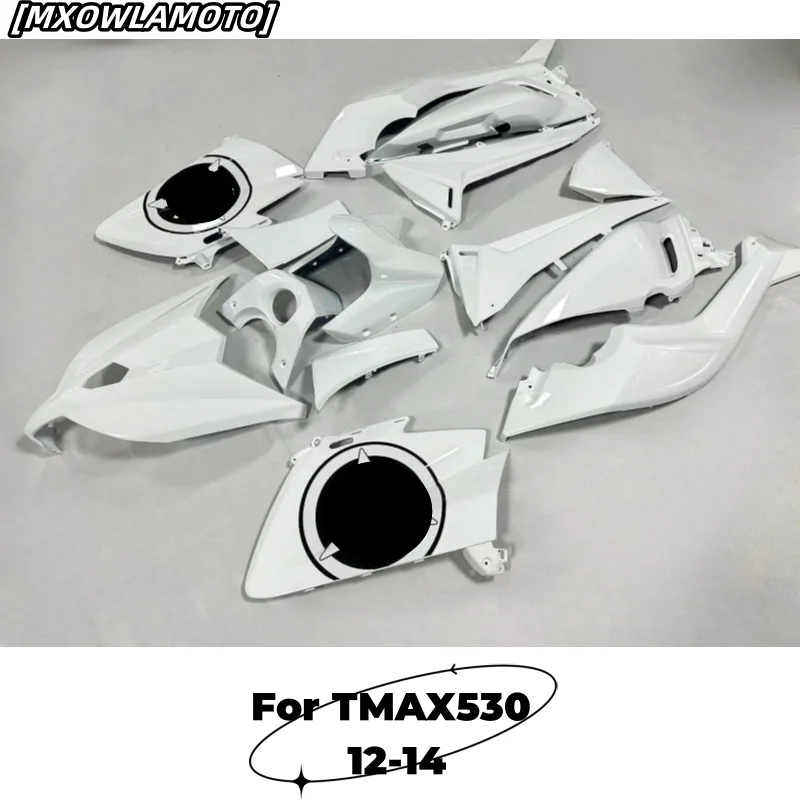 

Комплект обтекателей для мотоцикла, подходит для TMAX530 12-14 лет 530 2012 2013 2014, телескопический обтекатель, перламутровый, Ярко-белый
