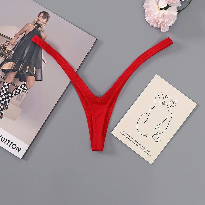 Women Panties Female Underwear Womens Underwear Brazilian Underwear Deep V Thong Breathable Sexy Low Waist