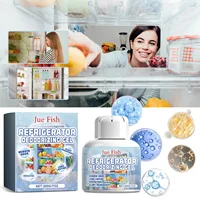 Gel désodorisant pour réfrigérateur, élimine rapidement les odeurs, maintient la fraîcheur du réfrigérateur, Protection à Long terme, déodorant pour réfrigérateur domestique 2