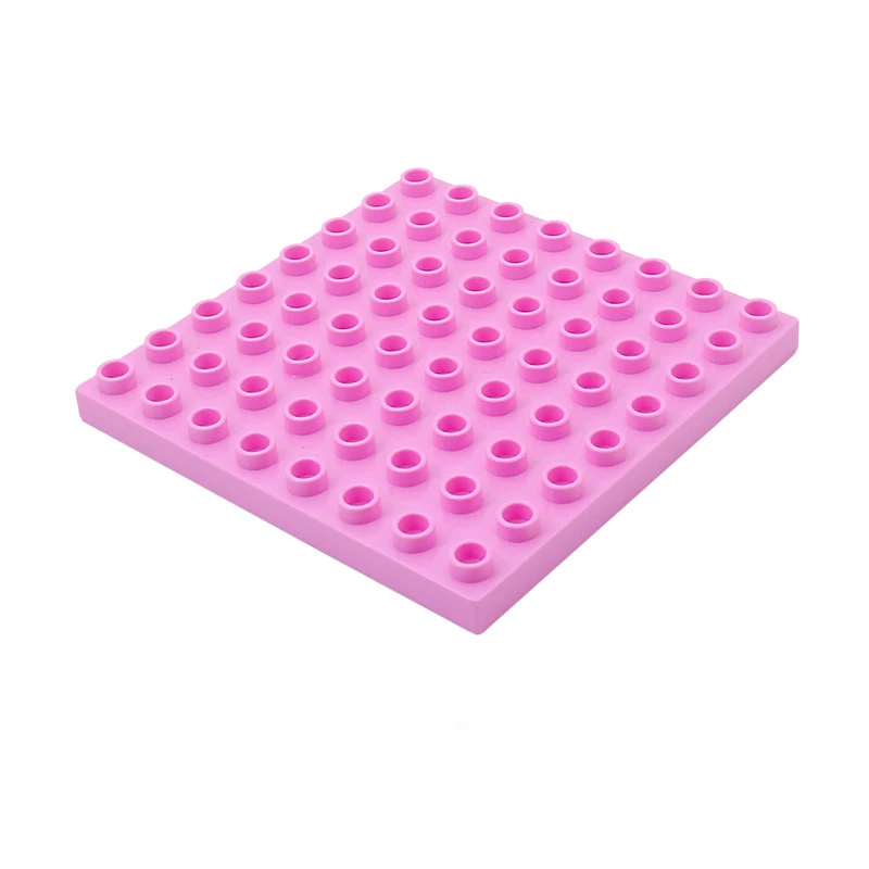 Big Size Building Blocks Double Sided Base Plate Compatible Large Bricks Plastic Educational Creative Toys for Children Kid Gift