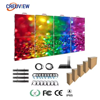 High Refresh 3840HZ Outdoor P2.604P2.976P3.91P4.81 Rental LED Display Screen 6.56ftx3.28ft LED Video Wall For Advertising 1