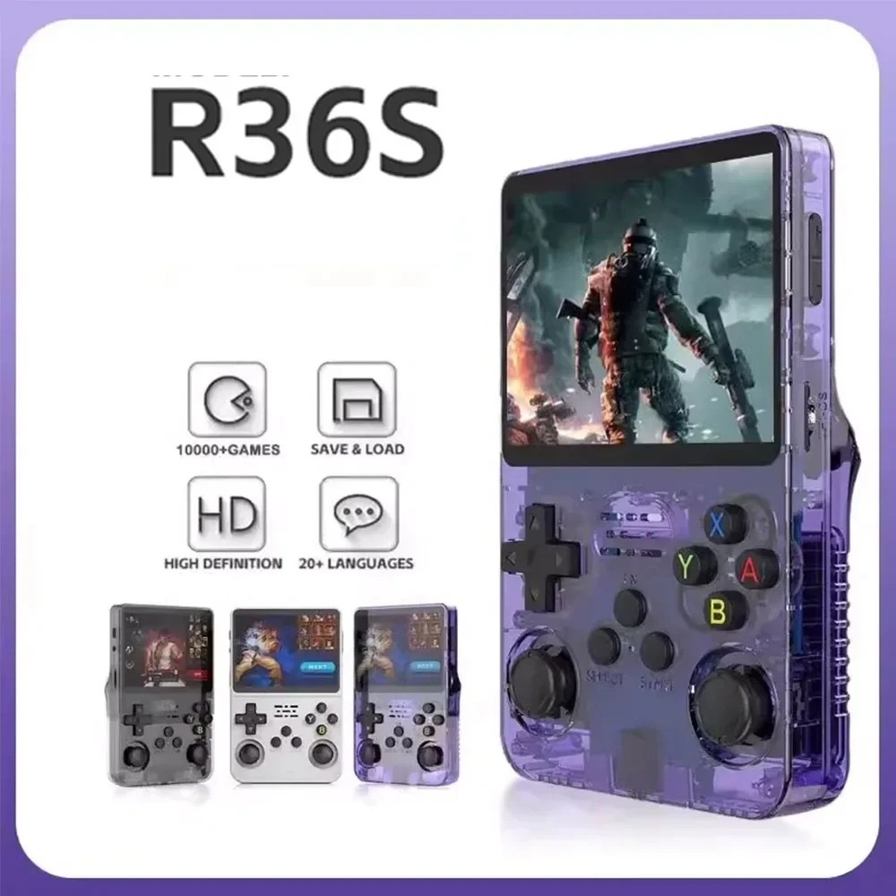 

Консоль игровая r36s, 3,5 дюйма, 128 ГБ, 64 ГБ