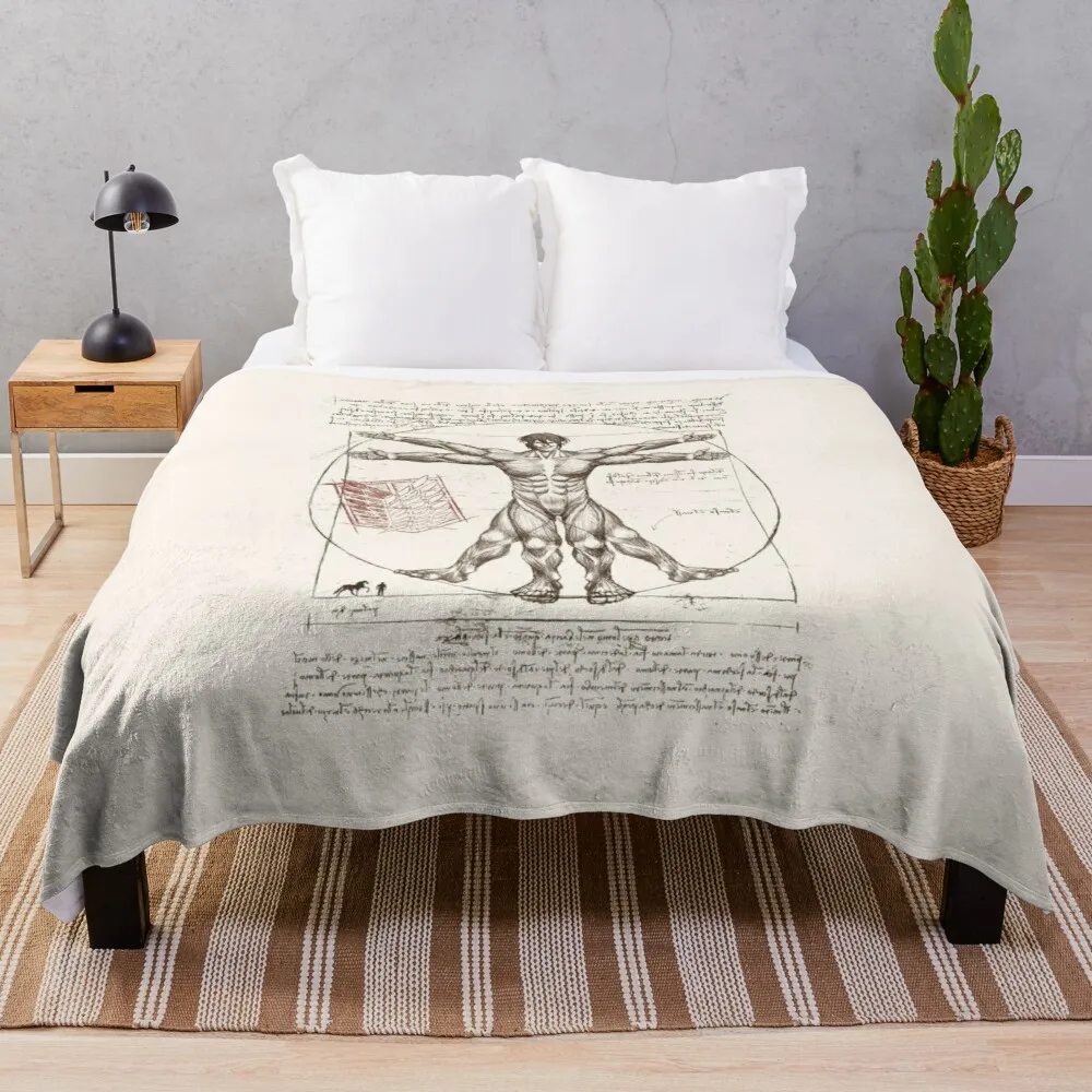 

Vitruvian Eren Throw Blanket Decorative Bed Blankets Throw Rug Baby Blanket