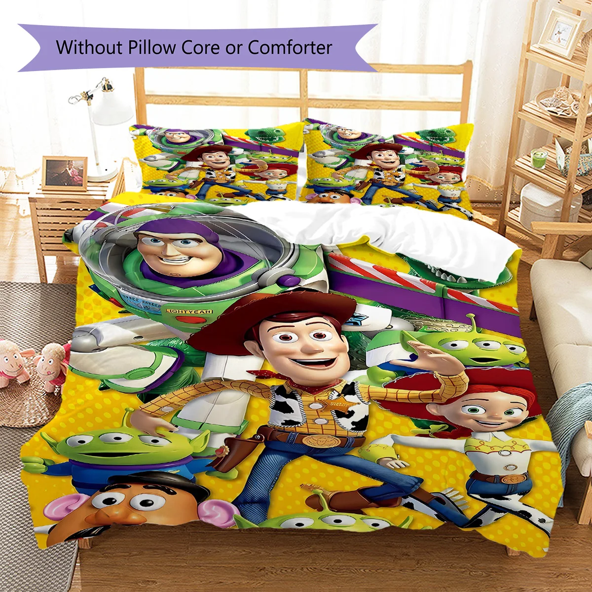 Housse de Couette Toy Story | Buzz, Woody, Jessie & Amis