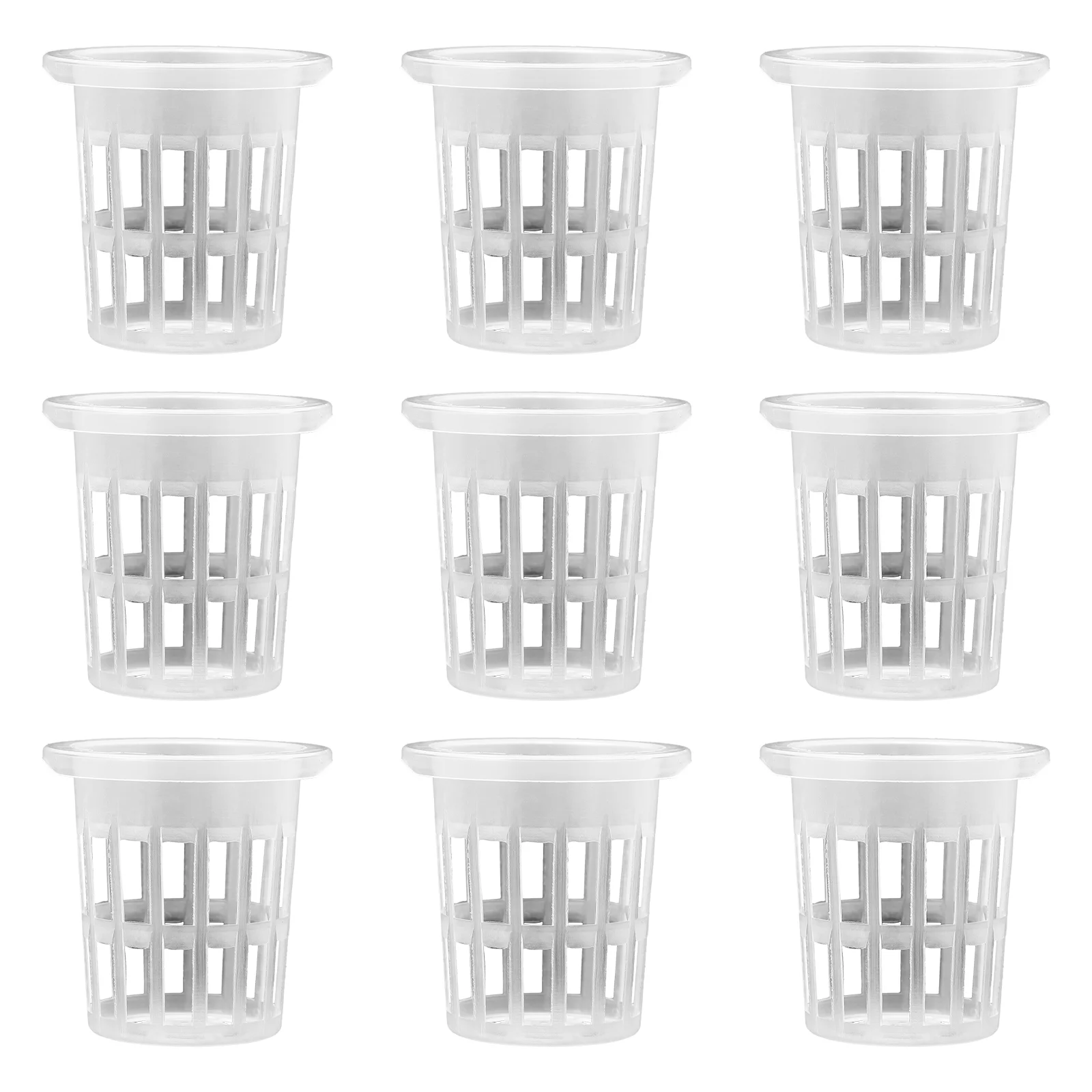 

50 Pcs Plant Planting Basket Soilless Cultivation Baskets Culture Take Away White Garden Net Cups
