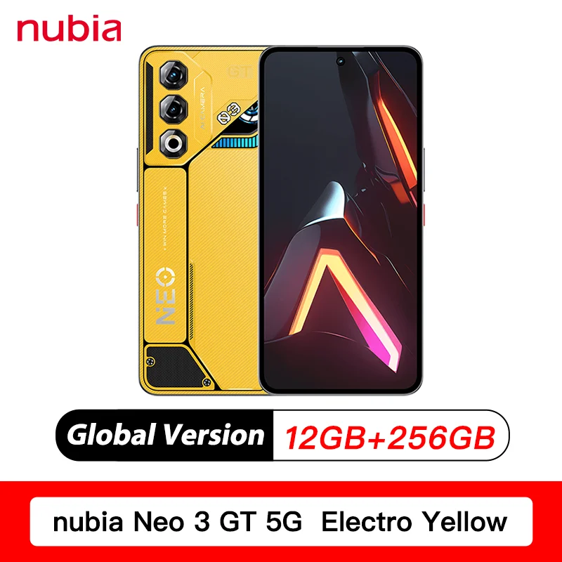Global Version Nubia Neo 3 GT 5G Mobile Phone 6000 mAh Battery 88W
